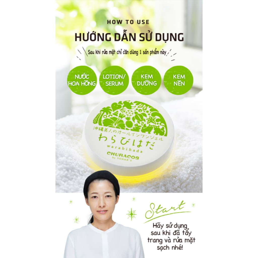 Gel dưỡng da EGF 5in1 Churacos Warabihada | BigBuy360 - bigbuy360.vn