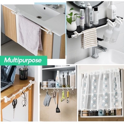 Set 2 giá đỡ gắn tường đa năng có thể điều chỉnh