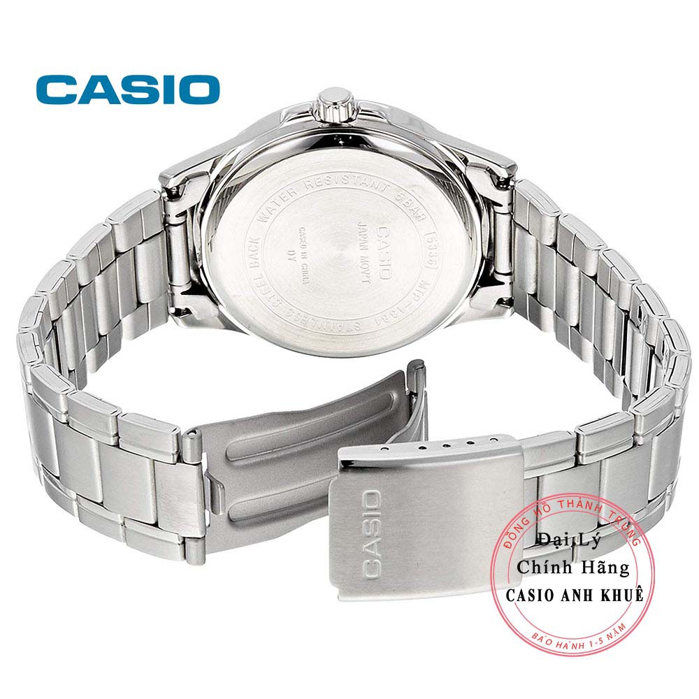 Đồng hồ nam Casio MTP-1381D-1AVDF dây kim loại