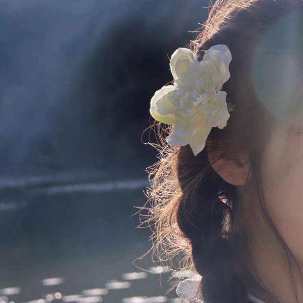 Kẹp Tóc Hình Hoa Thiết Kế Đơn Giản Thời Trang Cho Nữ