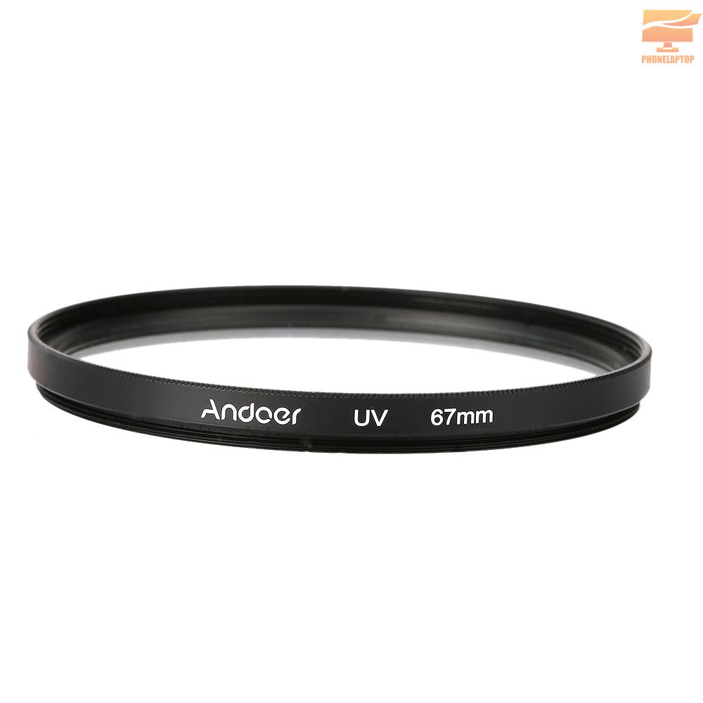 CANON Bộ Lọc Ống Kính Máy Ảnh Andoer 67mm Uv + Cpl + Close-Up + 4 + Star 8-point Cho Nikon Canonta Sony Dslr