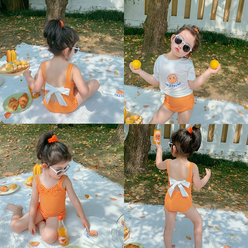 Đồ bơi tam giác thiết kế đáng yêu dành cho bé gái