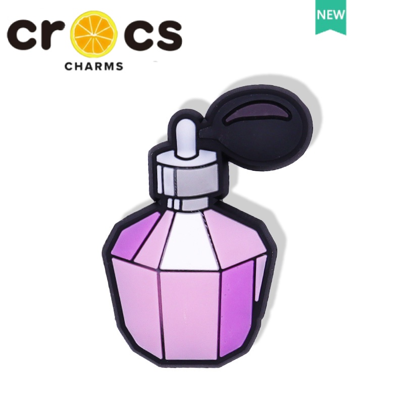 Crocs jibbitz charms Hoa Văn Giày Thời Trang Phong Cách Mới Có Khóa Cài Trang Trí Trên Cùng DIY
