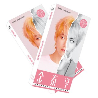 cuốn postcard ảnh v idol bts ( 180