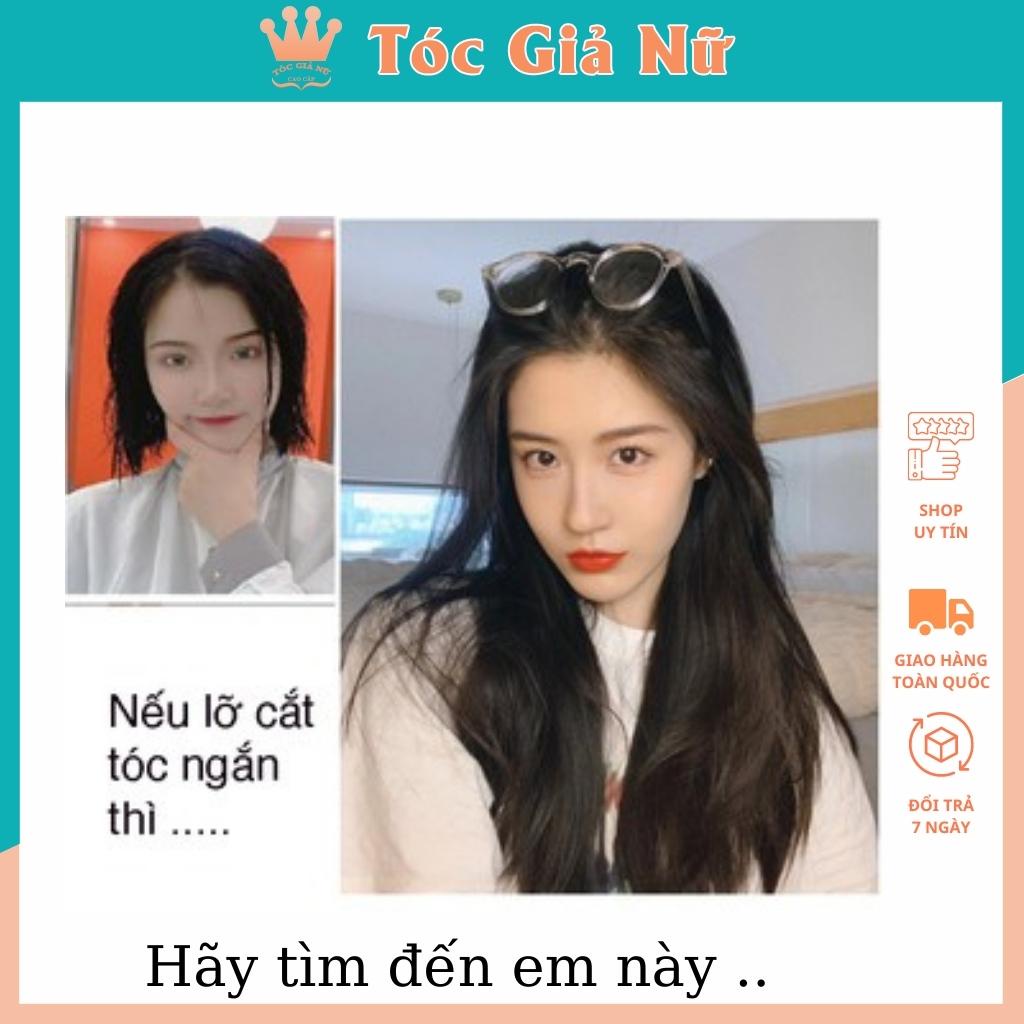 Tóc giả kẹp ❤️ FREESHIP❤️ sét 3 phím kẹp thẳng