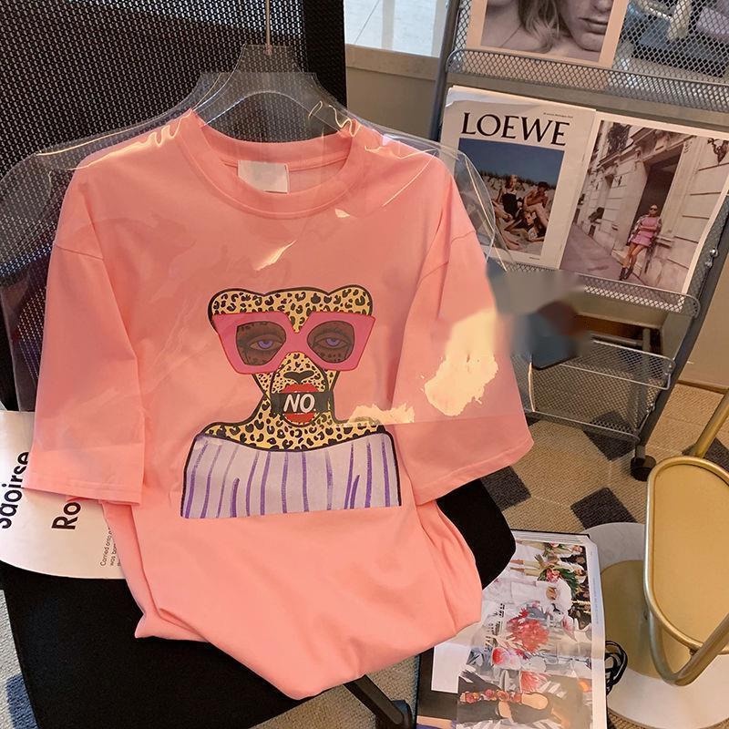 Áo Thun Ngắn Tay Size Lớn Mẫu Mới Thời Trang Mùa Hè Dành Cho Nữ