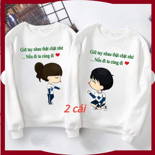 Áo đôi thu đông nam nữ ý nghĩa