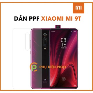 Dán lưng Xiaomi 9T full mặt lưng PPF cao cấp - Dán mặt lưng Xiaomi Mi 9T PPF dẻo trong suốt full mặt sau