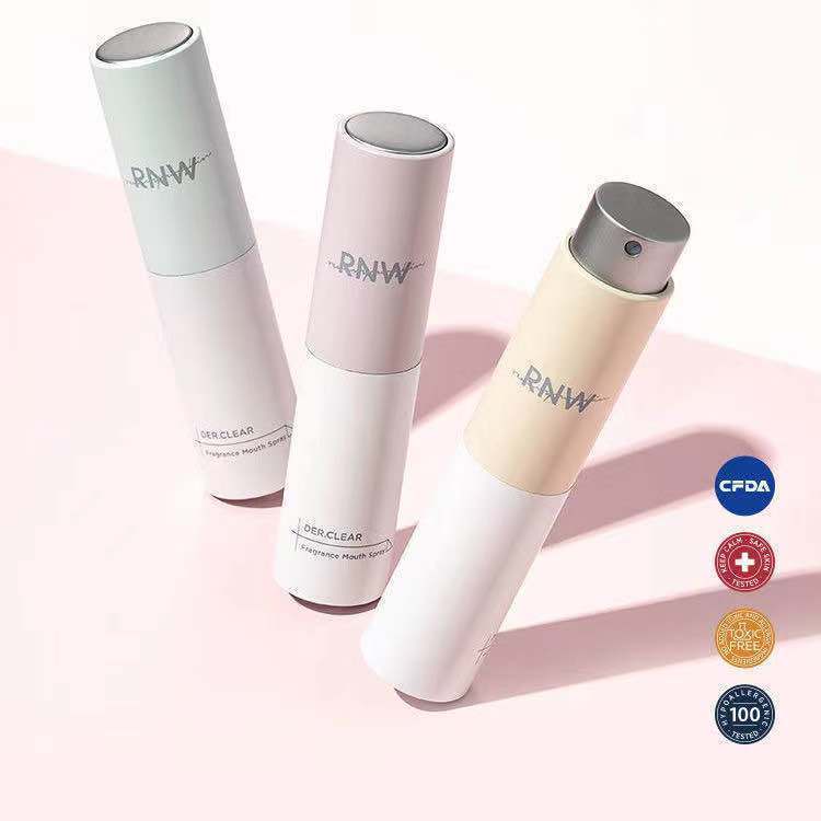 RNW Xịt nước hoa miệng chính hãng Bad Breath di động lâu dài đàn ông và phụ nữ hẹn hò hơi thở làm má