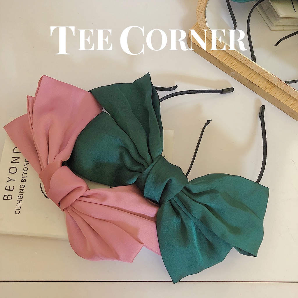 Băng Đô  Cài Tóc Nơ Lớn Tiểu Thư