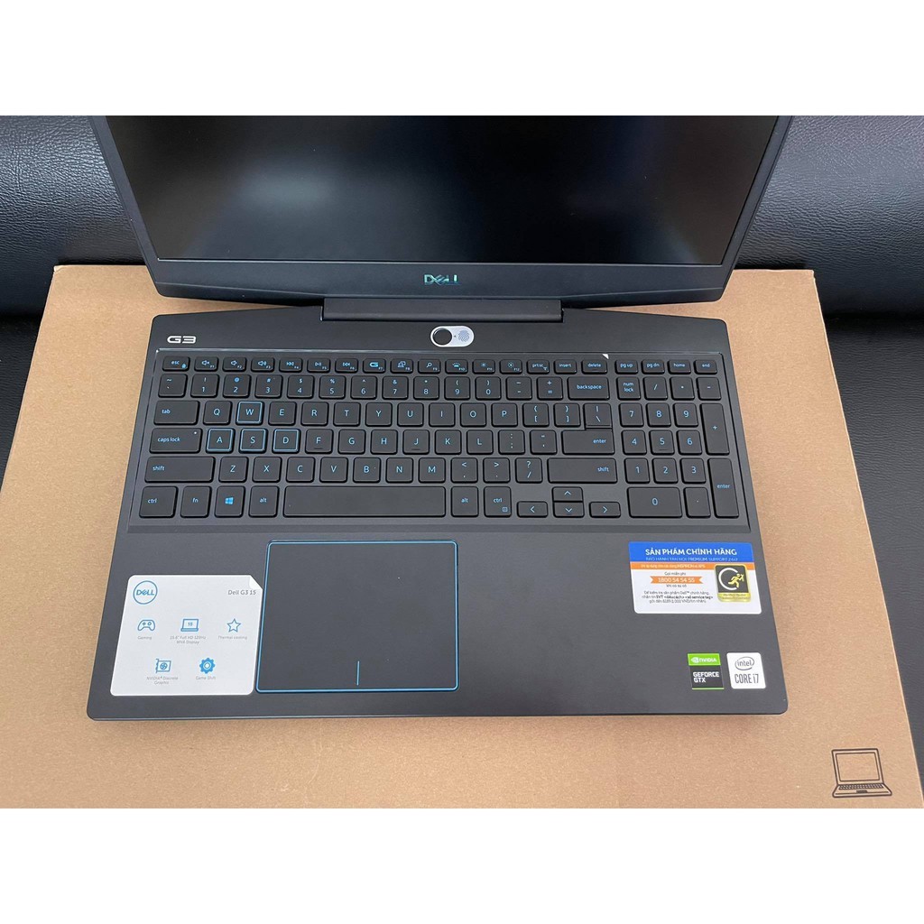 Laptop Dell G3 15 3500A i7 10750H/8GB/512GB/15.6"FHD/NV GTX1650Ti 4GB/Win 10 Đen Chính hãng bảo hành tại Dell VN | WebRaoVat - webraovat.net.vn