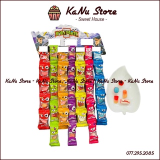 Lốc 70 cái kẹo dẻo Risen Gummy Body Parts Candy halloween kinh dị USA - đồ ăn vặt cho bé vừa ngon vừa rẻ