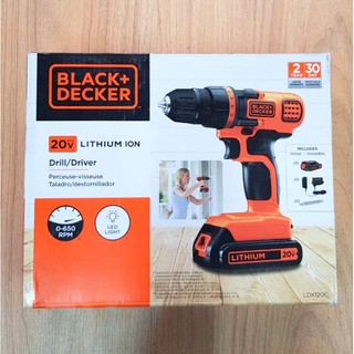Máy khoan vặn vít dùng pin Black Decker LDX120C