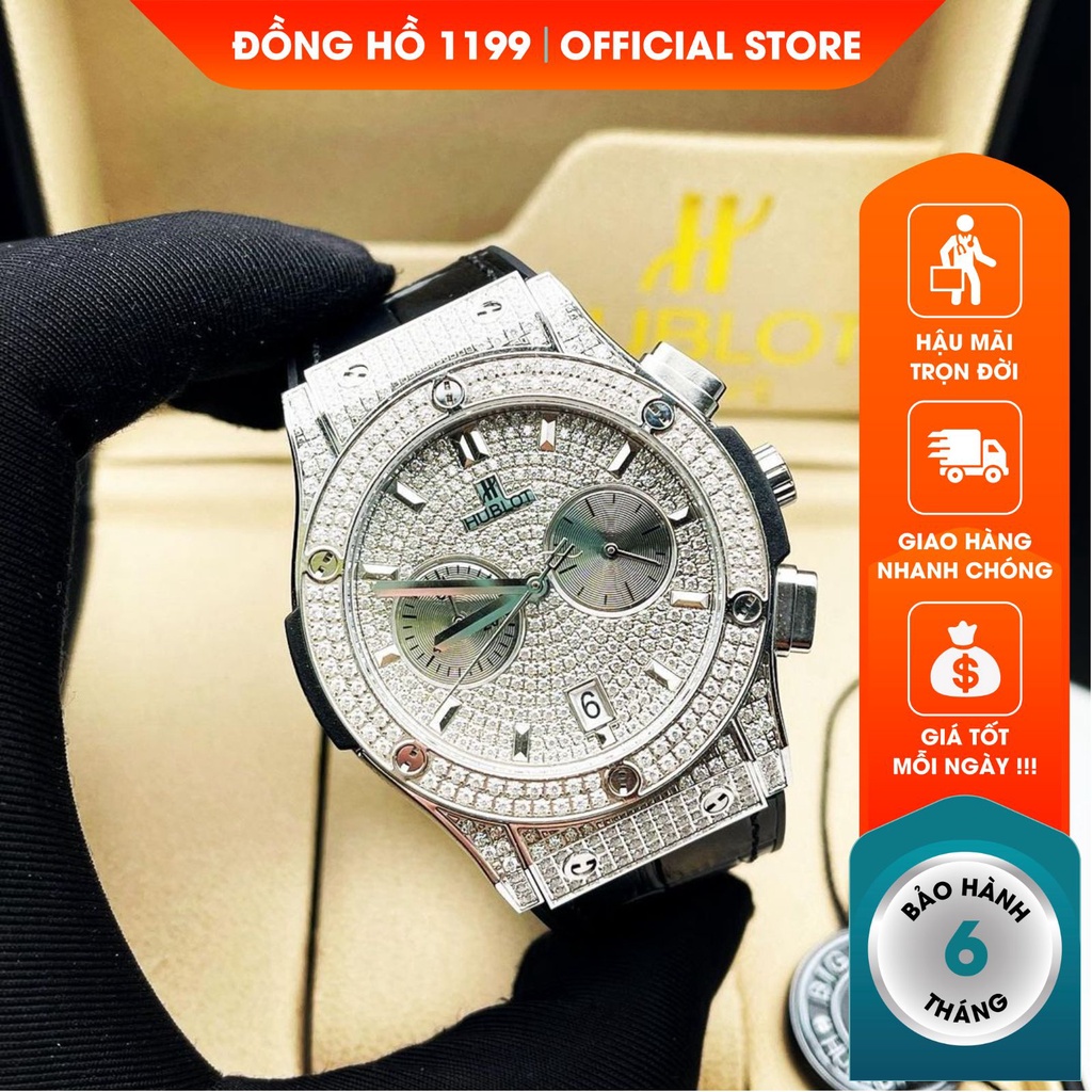 Đồng hồ cơ nam dây cao su cao cấp chống nước chống xước tuyệt đối sang trọng bảo hành 6 tháng HB1704 - 1199 Watches | BigBuy360 - bigbuy360.vn