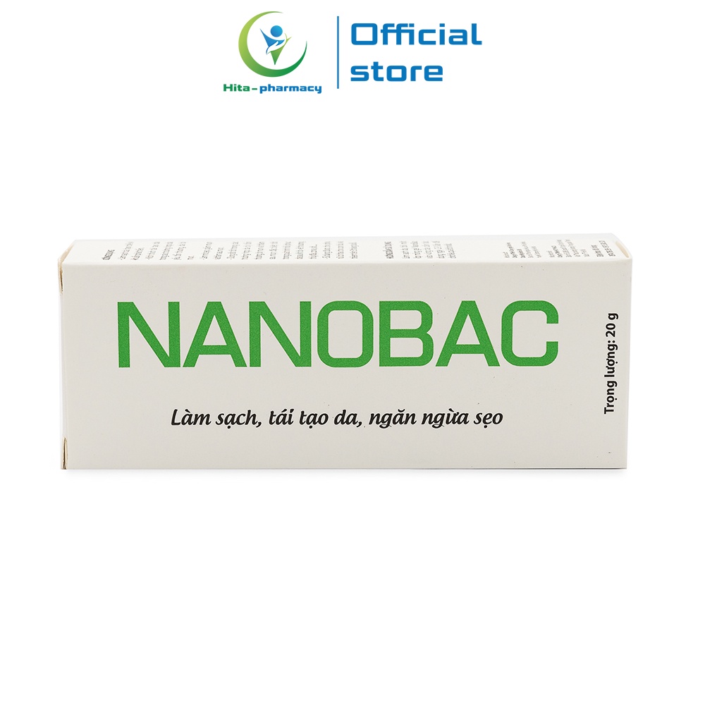 Kem bôi da NANOBAC MT Pharco giảm mụn thâm, làm mờ sẹo - Tuýp 20g | BigBuy360 - bigbuy360.vn