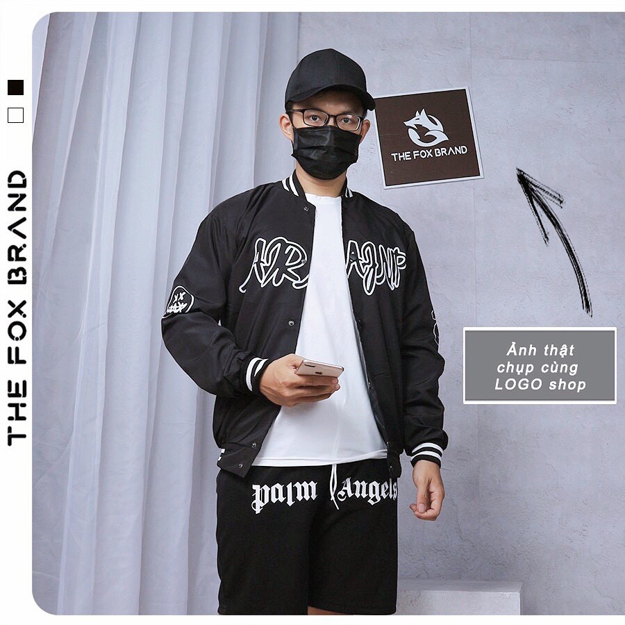 Áo khoác BOMBER nam nữ bóng chày dù 2 lớp form rộng Unisex phong cách Ulzzang in hình 23