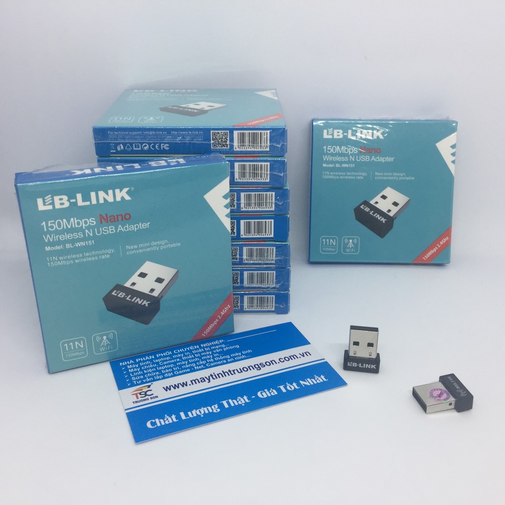 Usb thu wifi LB-LINK BL-WN151 Nano (Đen)