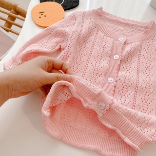 Áo khoác len mỏng thu-đông cho bé