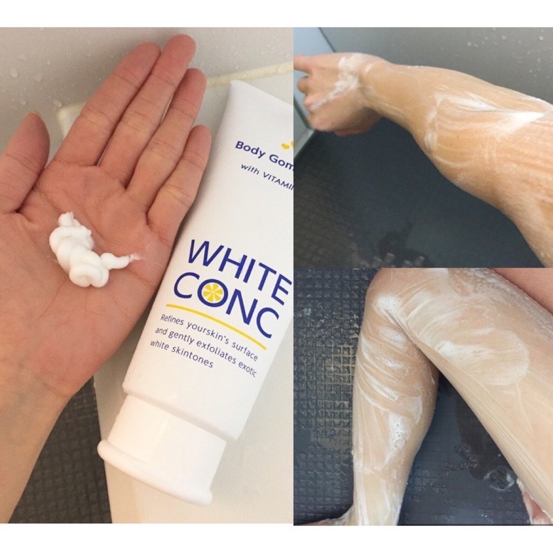 HOT Tẩy Tế Bào Chết dưỡng trắng da WHITE CONC 180g NHẬT BẢN