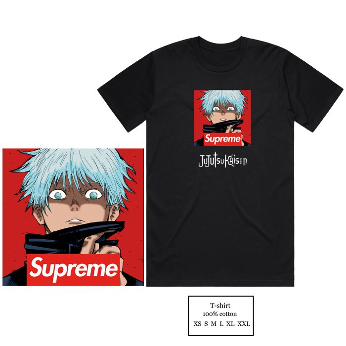 HOT RẺ VÔ ĐỊCH Áo phông ANIME JUJUTSU KAISEN SATORU GOJO SUPREME ngắn tay cực ngầu giá tận xưởng
