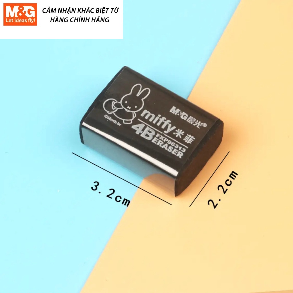 Tẩy đen 4B Miffy M&G FXP96580  - Mềm, Sạch, Không vụn tẩy