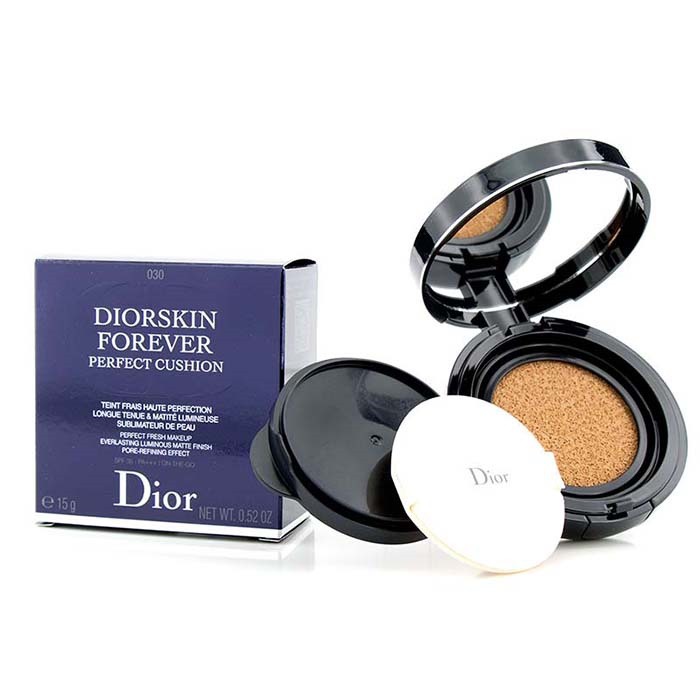 Phấn Nước Cushion Dior Forever Perfect. Lâu trôi, độ che phủ cao, giúp da đều màu, chống nắng, dưỡng ẩm0