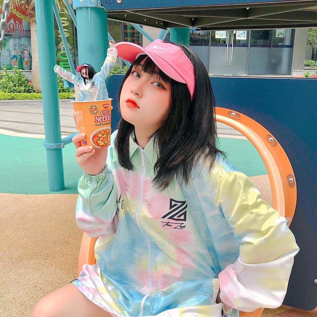 ÁO KHOÁC GIÓ LOANG LỐC XOÁY BE YOURSELF - ÁO GIÓ LOANG JACKET THE ZED PURPLE MÀU TÍM - ÁO KHOÁC DÙ CÚC BẤM KHÓA KÉO Z Un | BigBuy360 - bigbuy360.vn