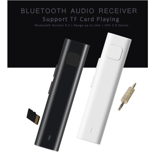 Thiết bị thu bluetooth BT20 công nghệ 4.2 - Nhỏ gọn âm thanh hay