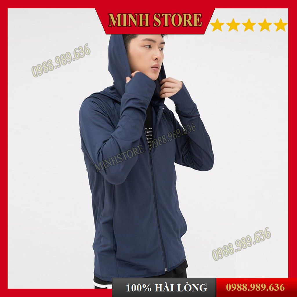 Áo chống nắng nam co dãn thoáng mát, áo khoác đi nắng chất vải kim cương cao cấp ACN01 - Minhstore