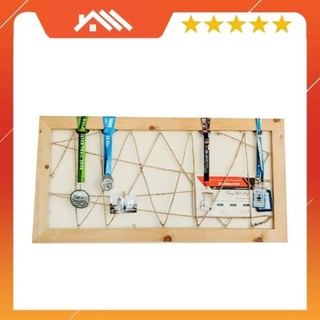 Khung gỗ có lưới kẹp ảnh treo tường, để bàn/ Khung lưới gỗ treo ảnh decor