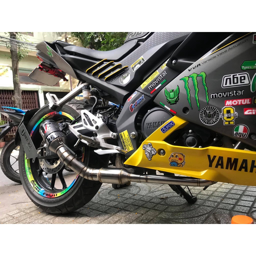 Cổ pô bầu hơi R15 R15V3 , MT15 inox 304