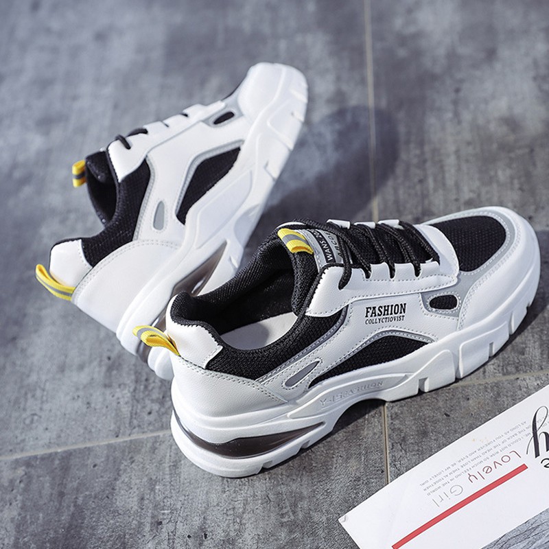 Giày Thể Thao Nữ Độn Đế PHOENIX SNEAKER Da Mềm, Giày Nữ Sneaker Dáng Hàn Quốc 68725