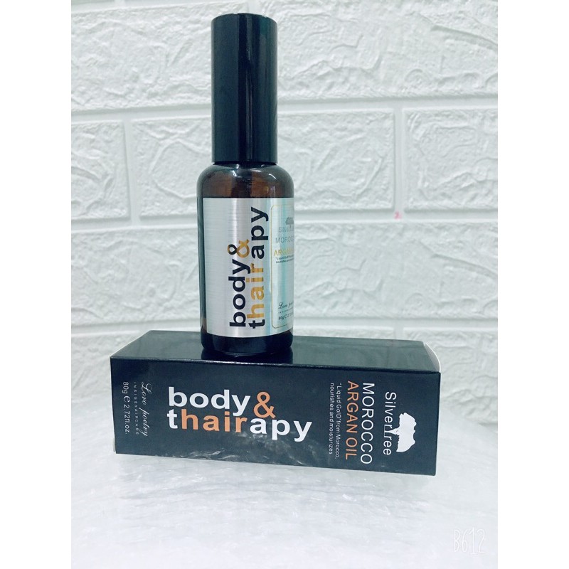 [Hàng Chính Hãng]Tinh Dầu Dưỡng Tóc Morocco Argan Oil - BODY &amp; THẢIRAPY 80ml