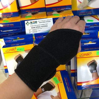 ❤ Băng thun đai thun quấn bó hỗ trợ cố định cổ tay sau chấn thương ORBE, ĐAI THUN BĂNG THUN QUẤN BẢO VỆ CỔ TAY ORBE