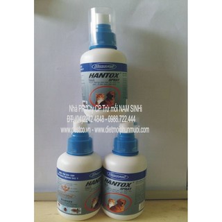 Hantox Spray (diệt ve rận chó mèo)