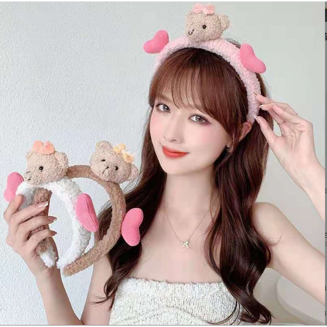 Cài tóc tai gấu phong cách Hàn Quốc xinh xắn dễ thương CT3