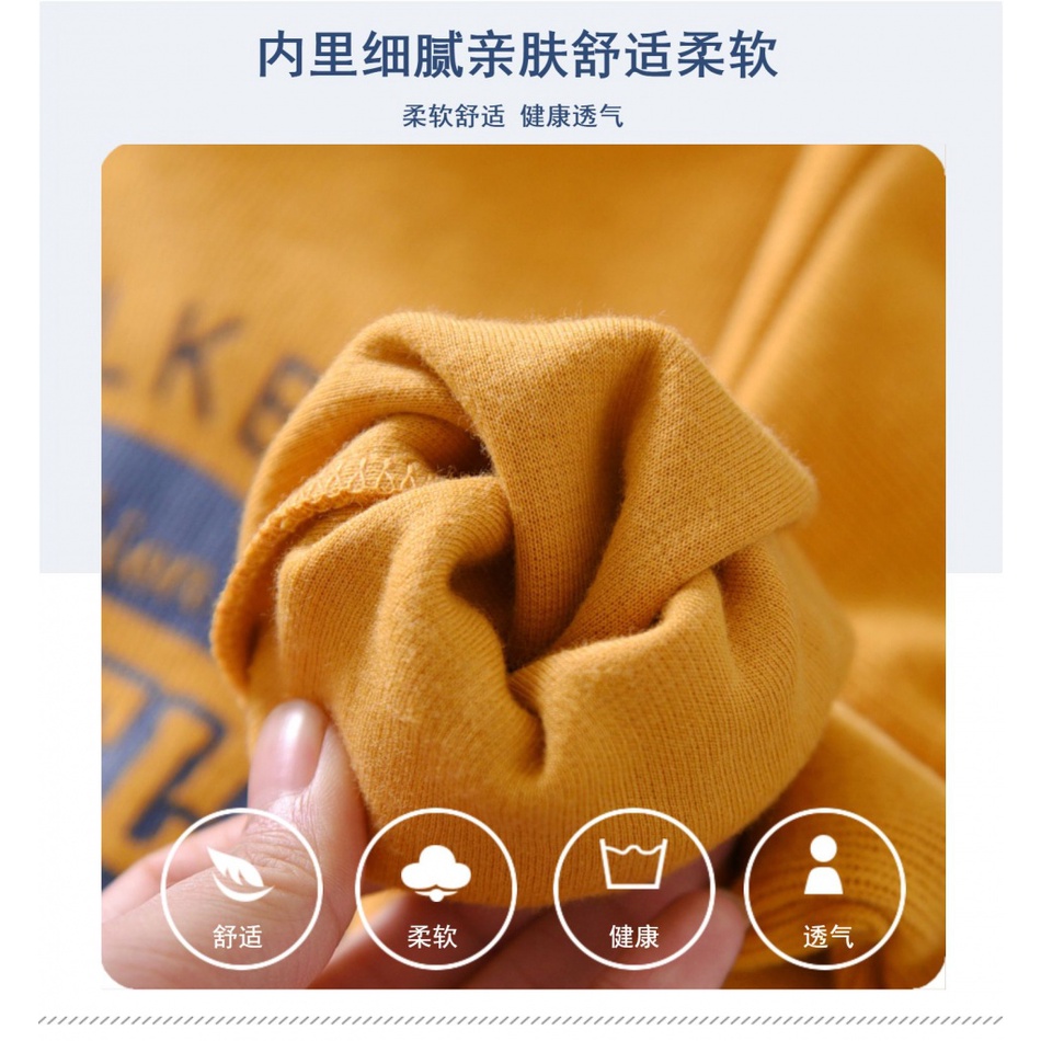 Áo Nỉ Dài Tay In Họa Tiết Thời Trang Mùa Đông Cho Bé Trai