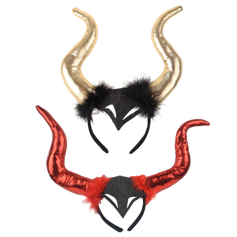 Băng Đô Cài Tóc Hình Sừng Quỷ Hóa Trang Halloween / Giáng Sinh