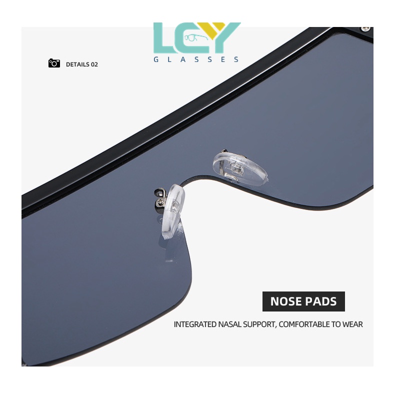 Kính Mát Gọng Vuông Lớn Thời Trang Phong Cách Âu Mỹ Cho Nữ 8670