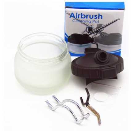 Bình vệ sinh Airbrush - Dụng cụ mô hình - Airbrush Cleaning Pot