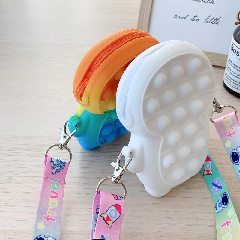 ❤️Túi Đeo Chéo Hình Phi Hành Gia Dễ Thương Cho Học Sinh