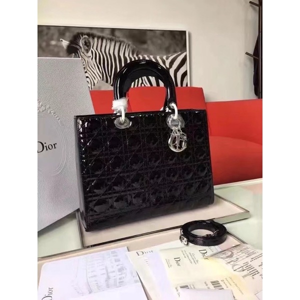 Túi xách nữ D.I.O.R laly da bóng size  30cm