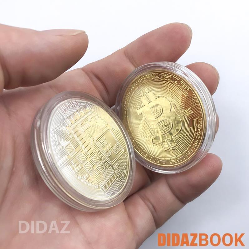 Đồng Xu XRP Ripple, Bitcoin mạ vàng, bạc làm đồ lưu niệm, sưu tầm, trang trí phòng làm việc, quà tặng khách hàng