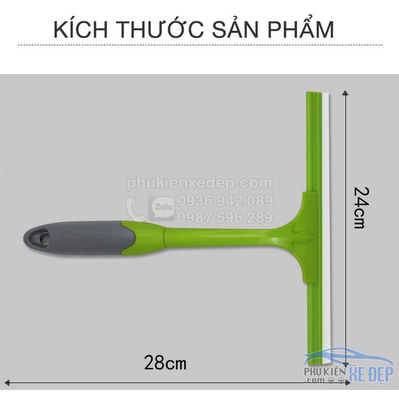 [Mã LIFEAUMAY giảm 10% tối đa 30k đơn 150k] Cây gạt nước lau kính FREE SHIP chữ T cán cao su siêu bền và chắc chắn