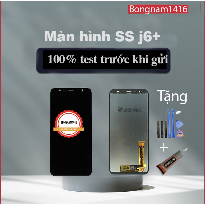 Màn Hình Samsung J4+ 2018 / J4 Plus / J6+ 2018 tặng Kèm Bộ Sửa 8 Trong 1 Và Keo Dán Màn