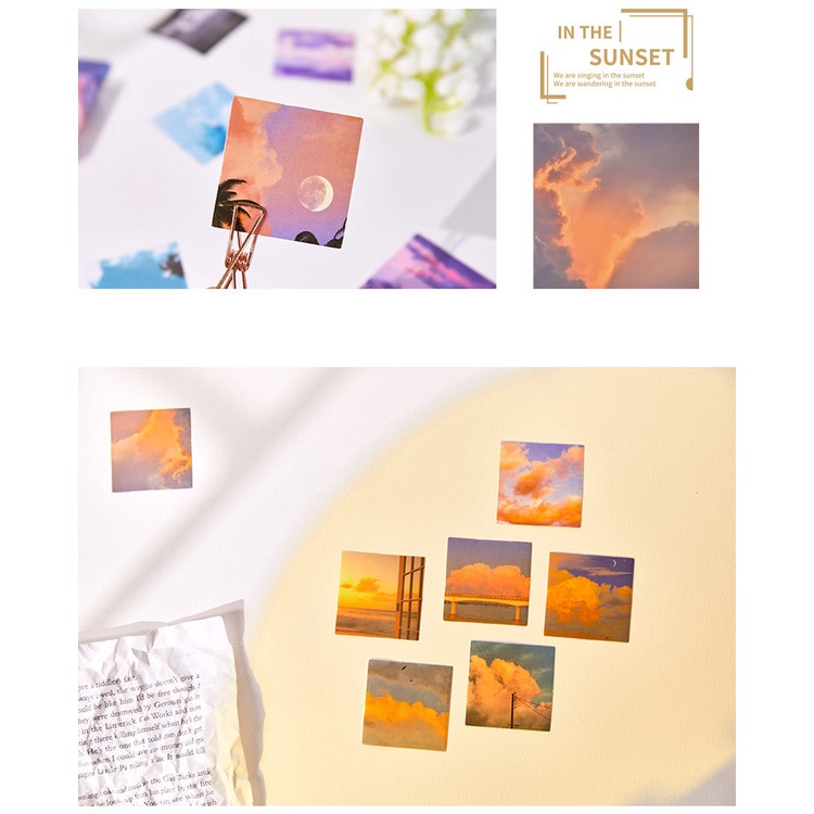 Sticker hộp 46 miếng dán - Những Ngày Tươi Đẹp - Hộp nhãn dán trang trí sổ tay bullet journal - M475