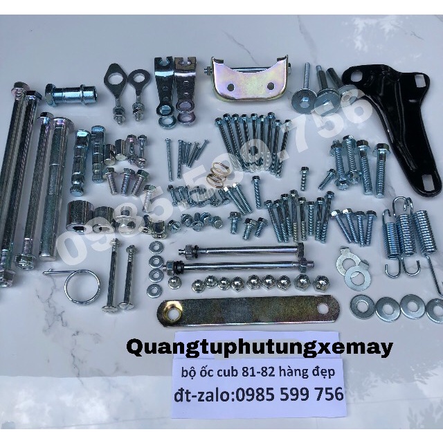 Bộ ốc dàn xe Cub 81_82 hàng đẹp