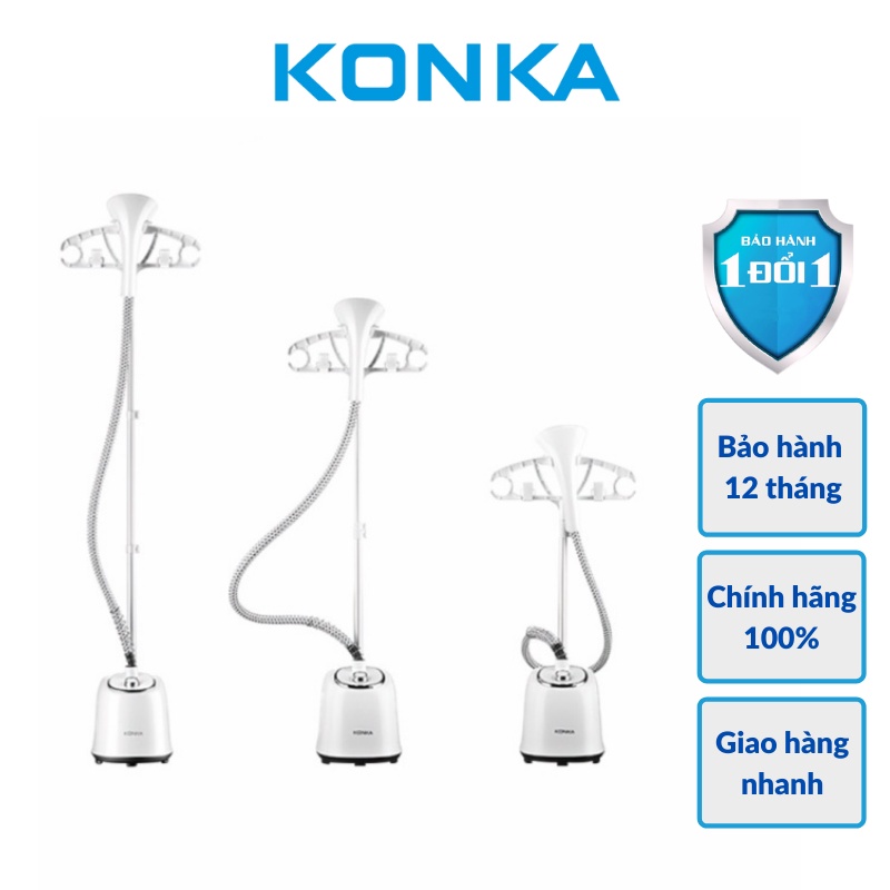 Bàn Ủi Hơi Nước Đứng KONKA KZ-GT23 1800W Điều Chỉnh Được Độ Cao 1.5 Mét