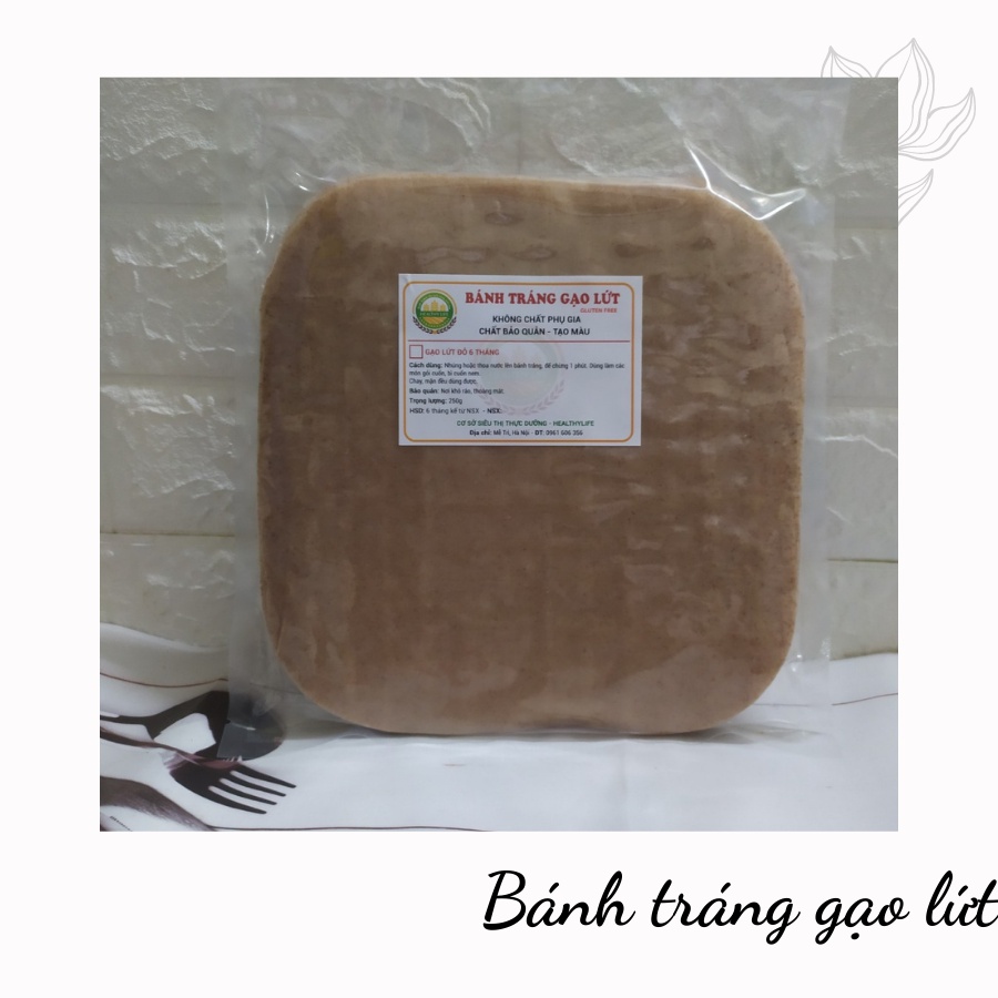 Bánh tráng gạo lứt ăn kiêng eatclean 250g