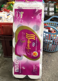 Giấy Vệ Sinh Hà Nội Hàng Loại 1 Chính Hãng Bịch 10 Cuộn